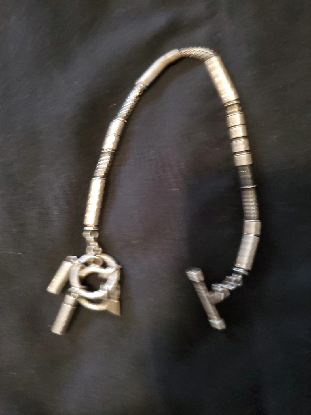 Silver-Tone Toggle Bracelet - photo 4