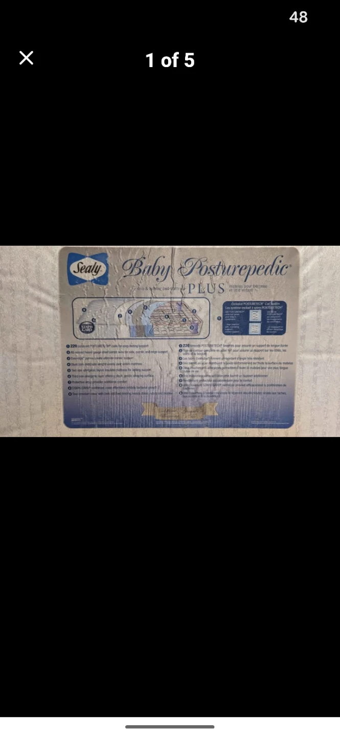 Sealy baby posturepedic plus mattress
