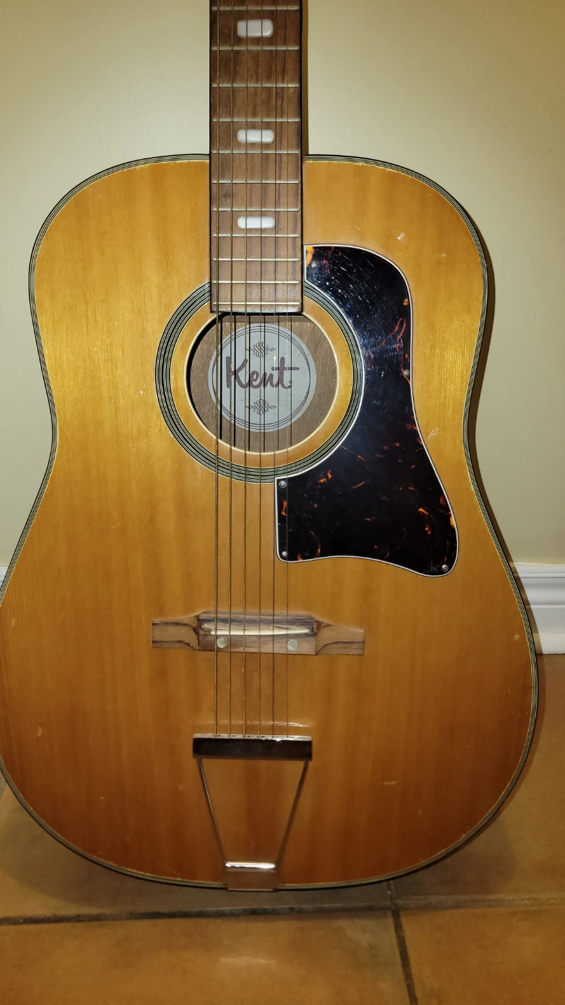 Vintage Kent 12-String Acoustic Guitar - photo 2
