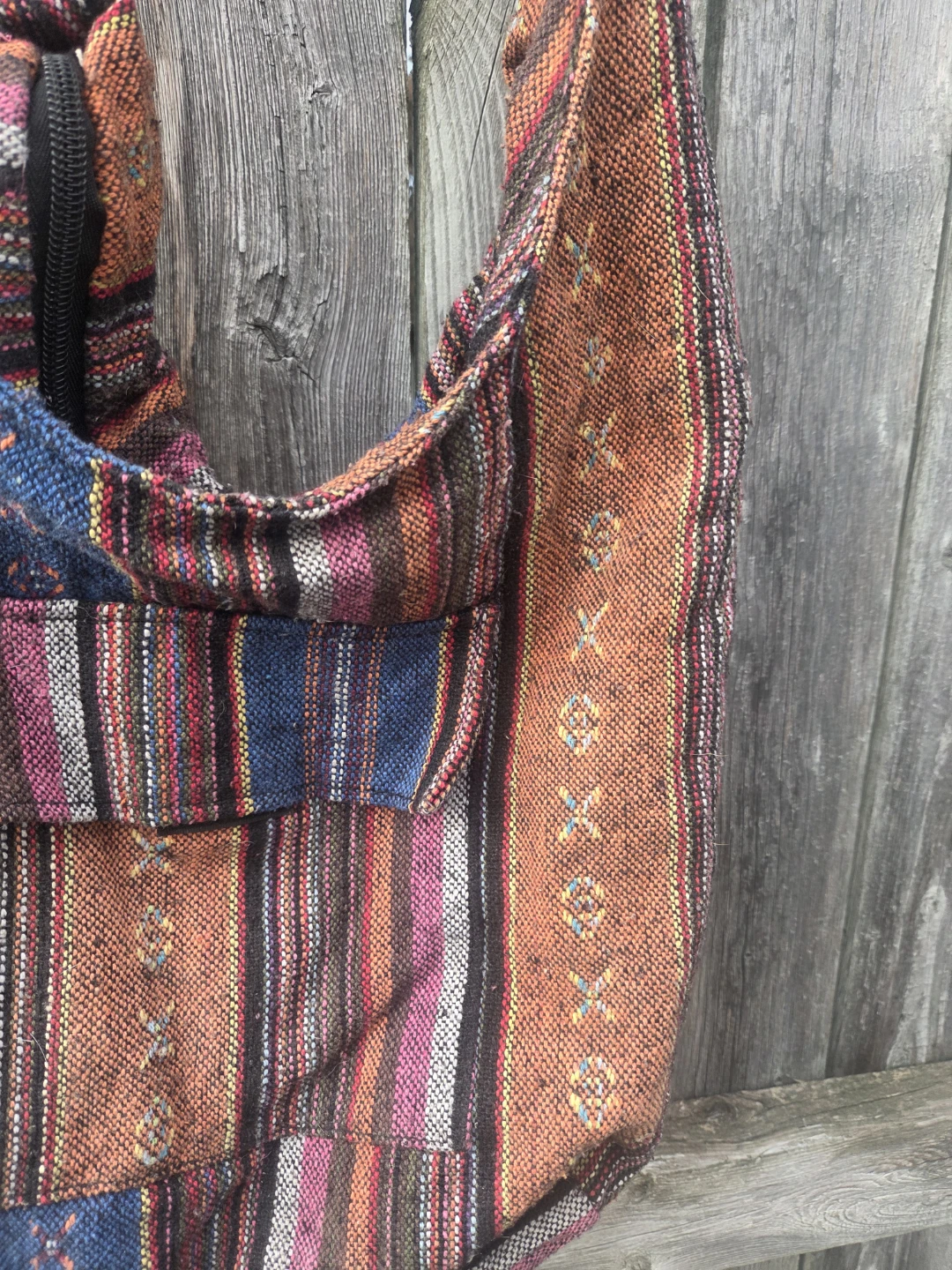 Boho Style Striped Crossbody Bag - photo 2
