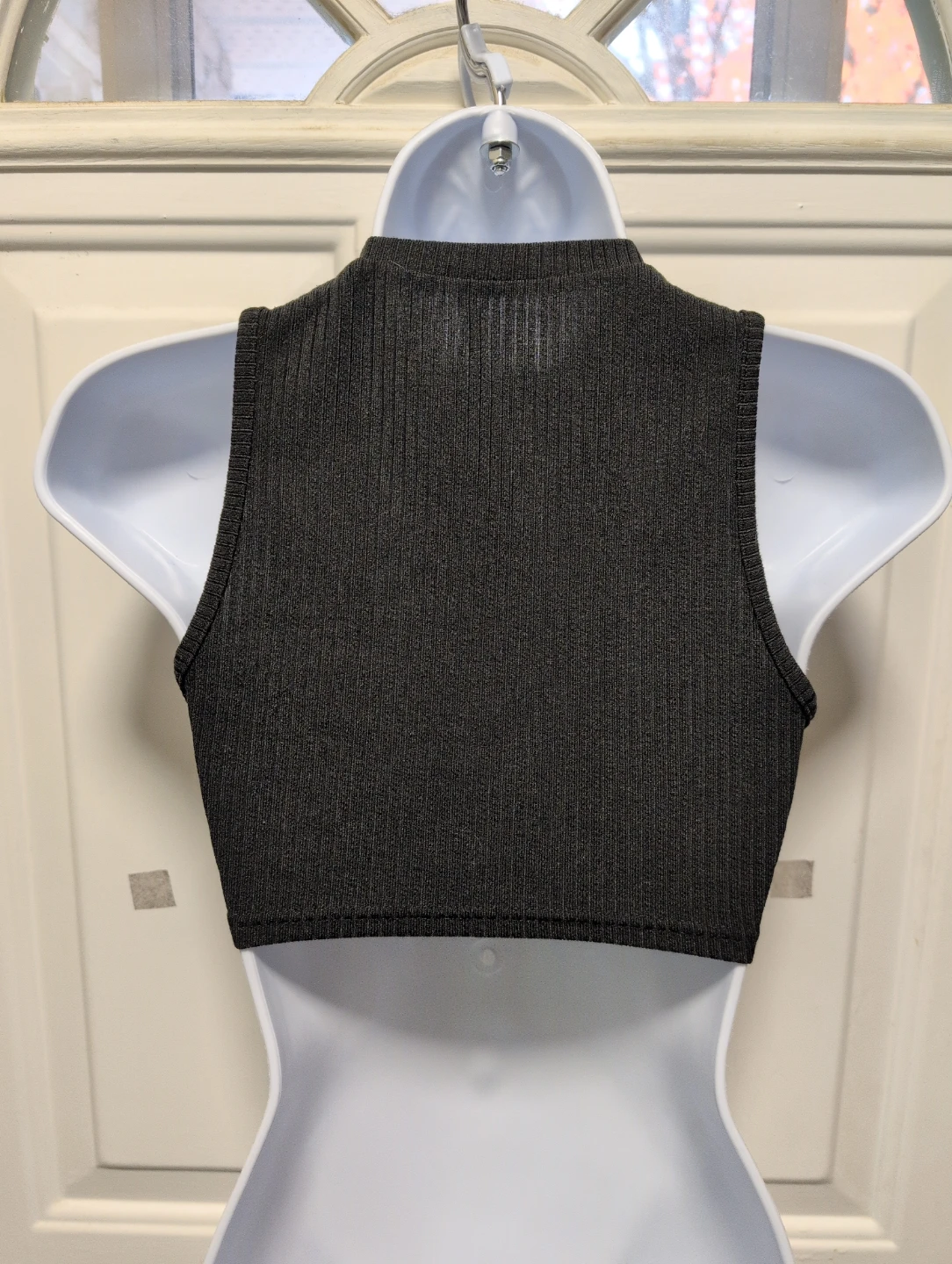 Effordram Black Fringe Tank Top Size S - photo 3