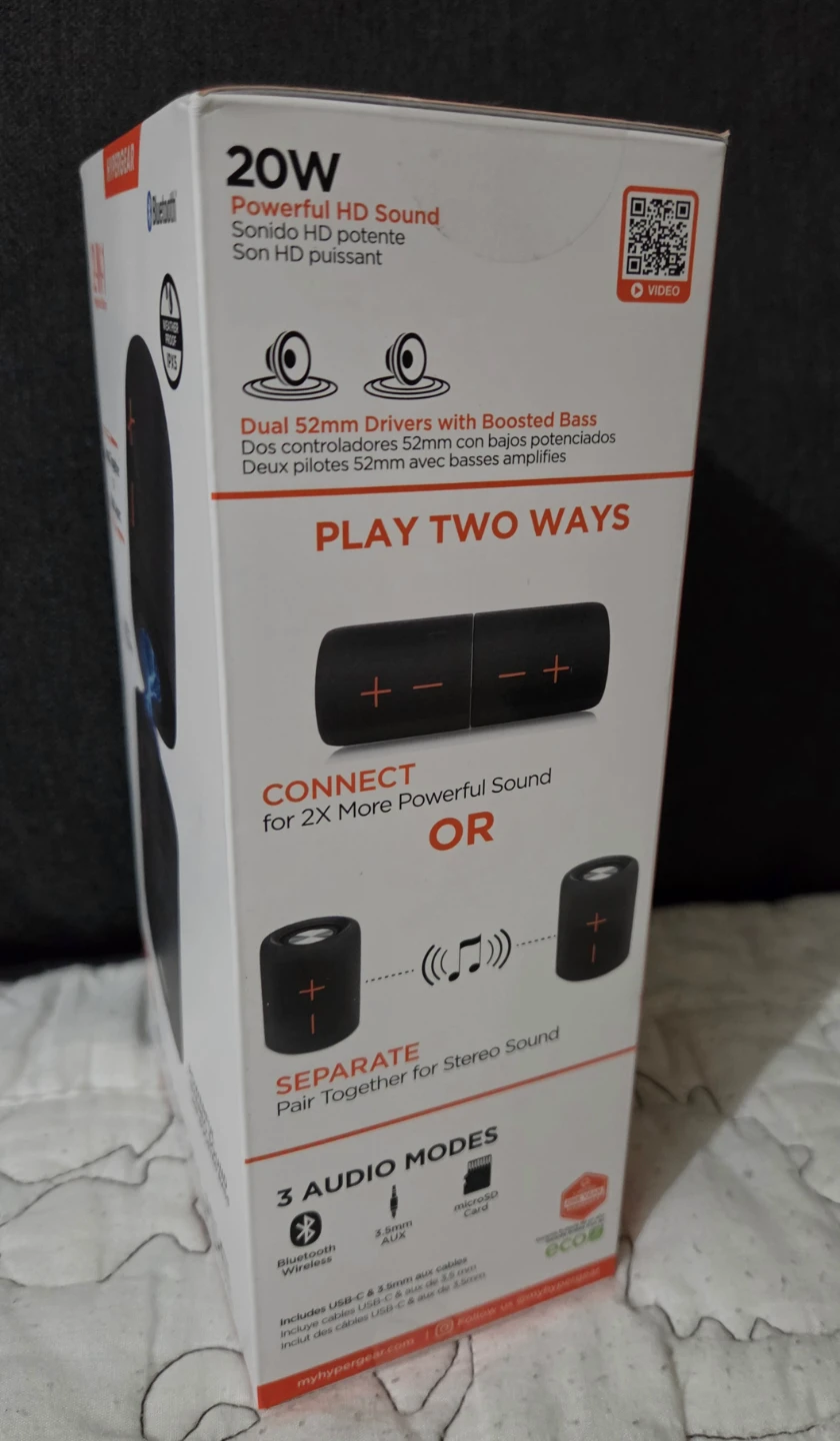 Brand new in box Hypergear SonicFuse Wireless Speaker - photo 2