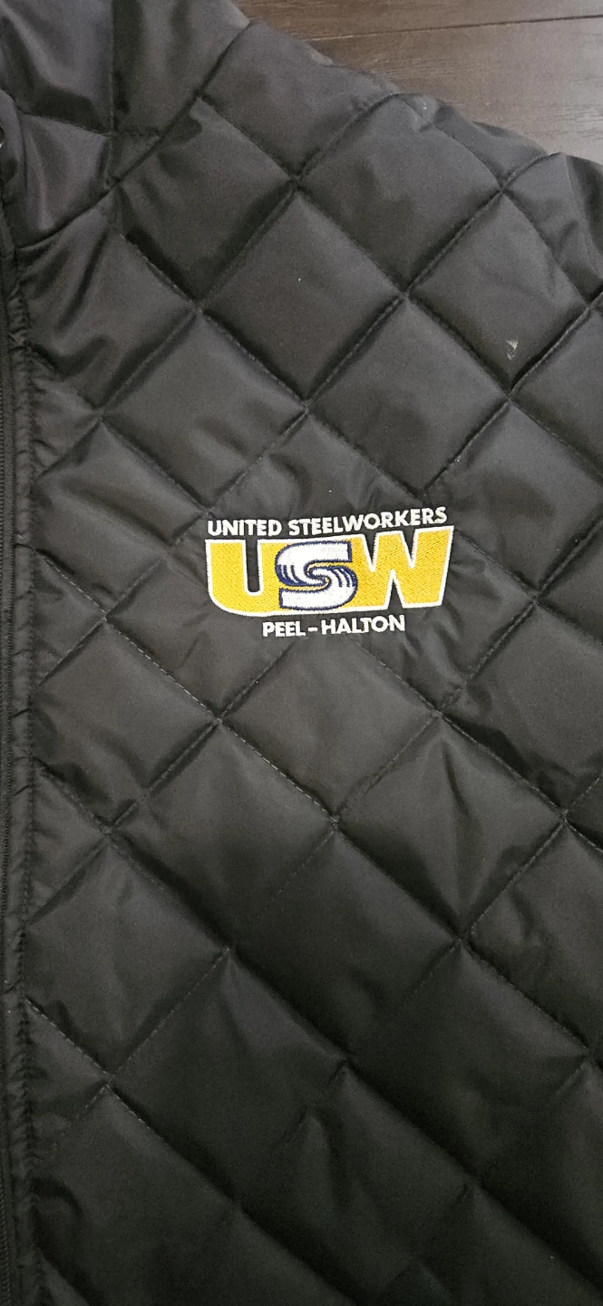 USW Steelworkers Quilted Jacket - Black - XL - photo 3