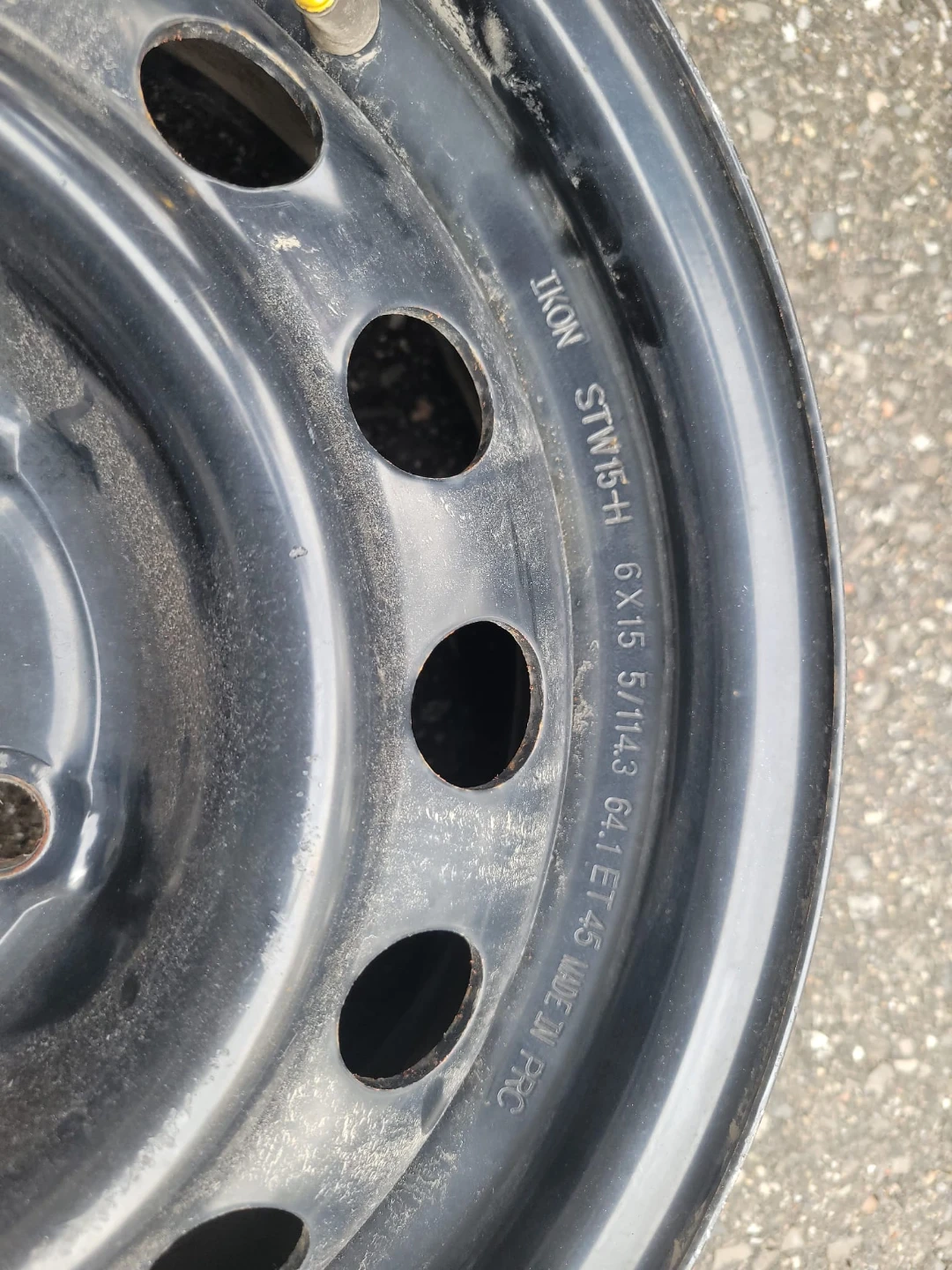 IKON STW15-H 15-inch Steel Rims - photo 2