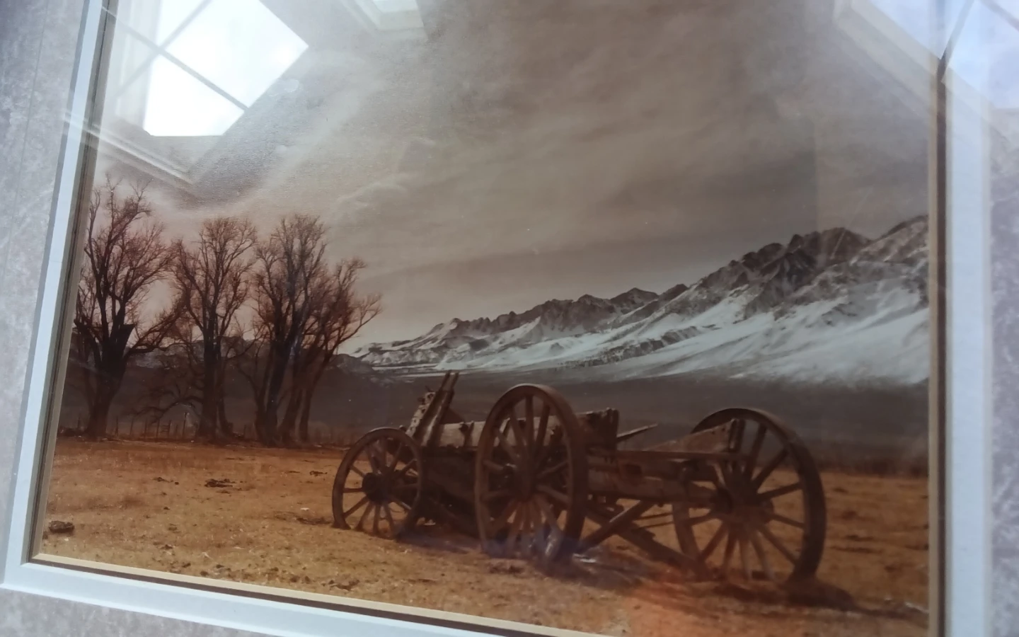 Dennis Flaherty Framed Sepia Photo – Owens Valley - photo 3