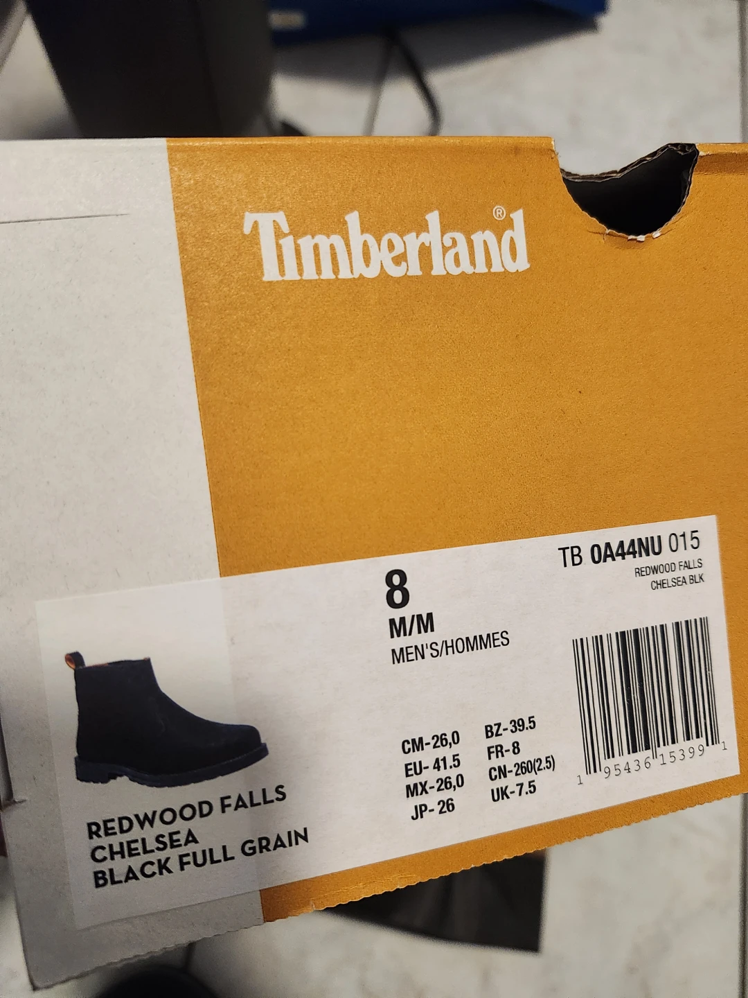 Timberland Redwood Falls Chelsea Boots Men's Size 8 - photo 2