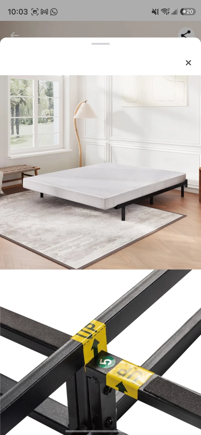 Queen Size Metal Box Spring - photo 2