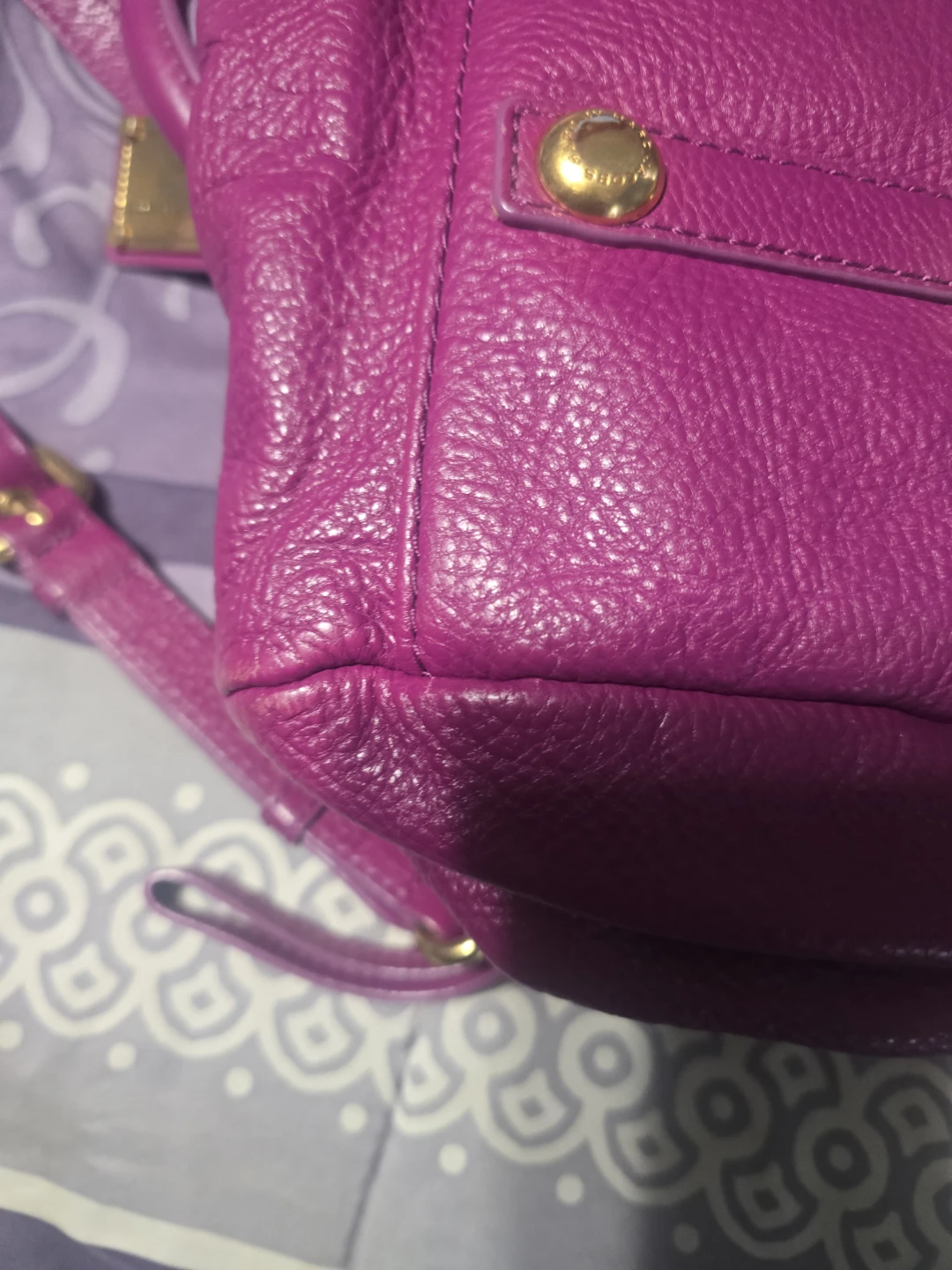 Marc by Marc Jacobs Magenta Leather Bag - photo 4
