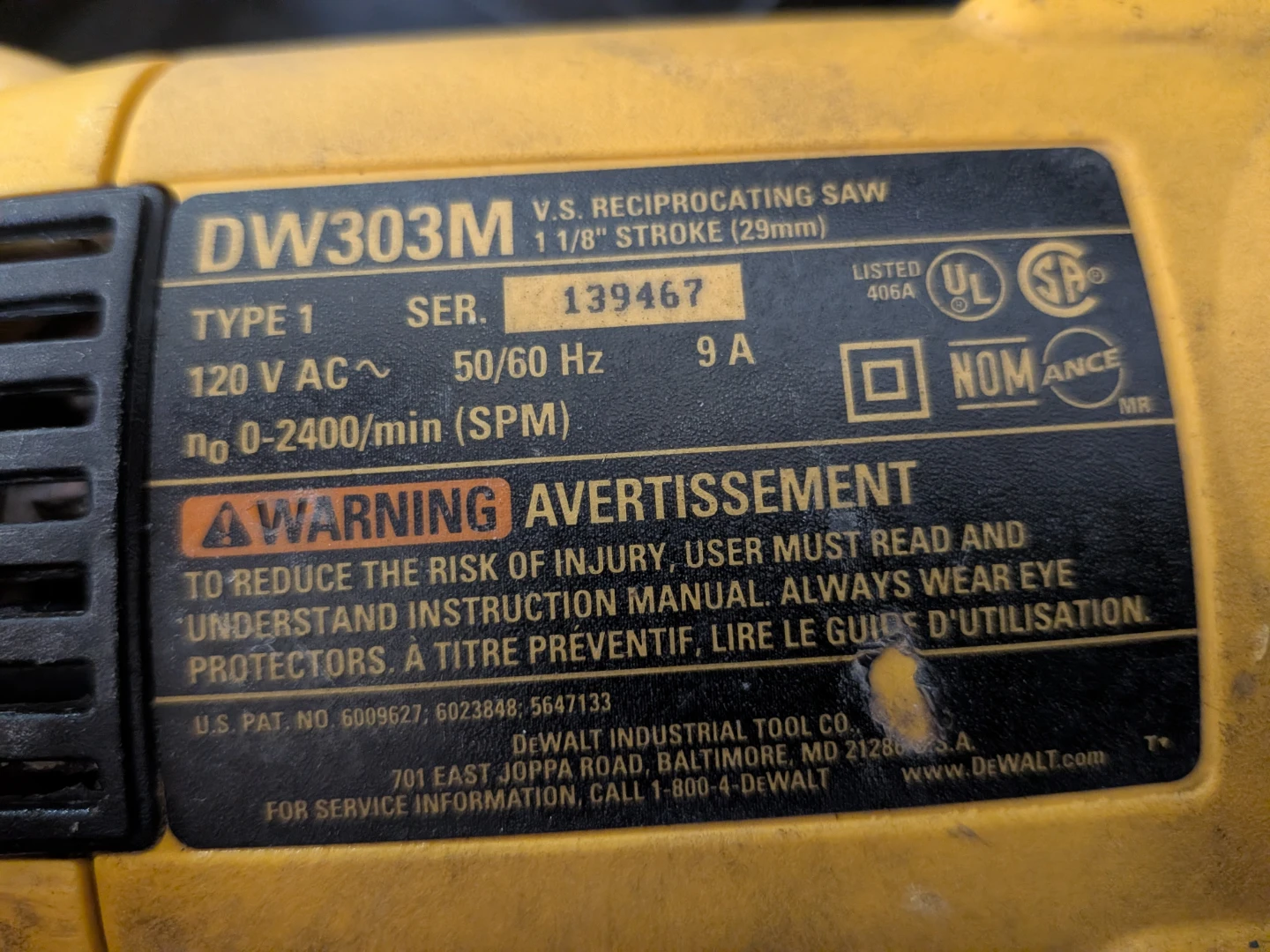 DeWalt Heavy-Duty 9A Corded Sawzall / Reciprocating Saw - photo 3