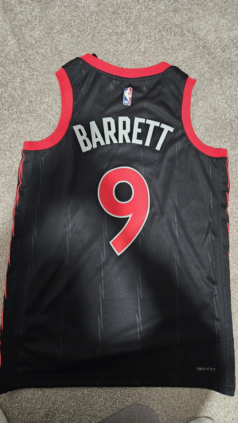 Toronto Raptors RJ Barrett Jersey Size 44 - photo 3