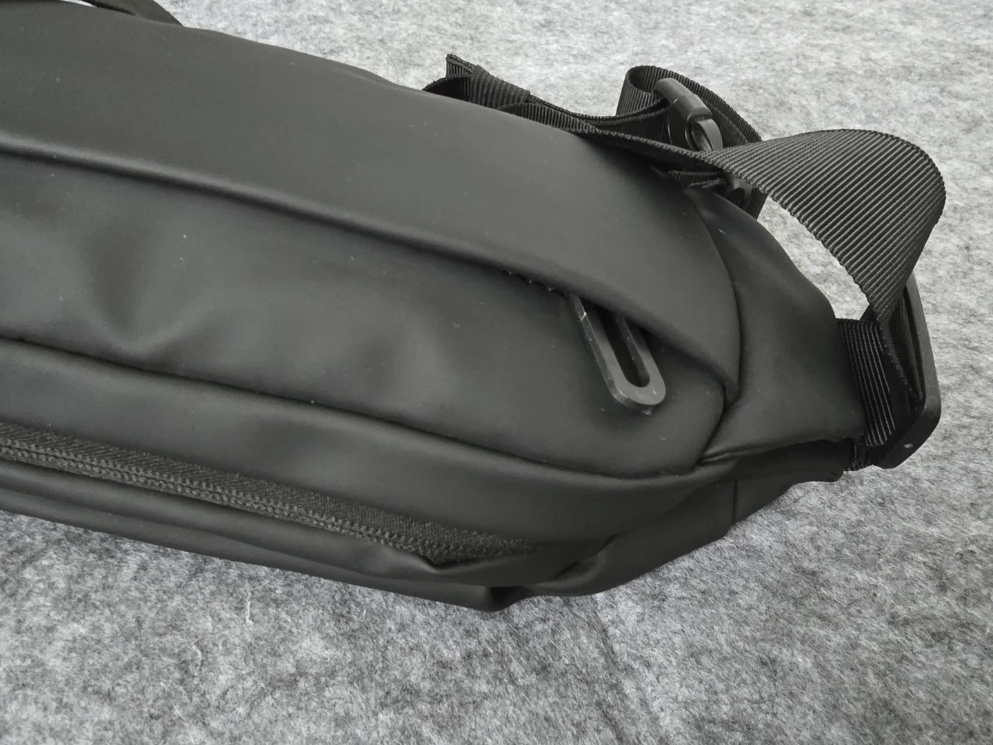 Black Belt Fanny Cross Body Chest  Bag Minimalist  Waterproof - photo 3
