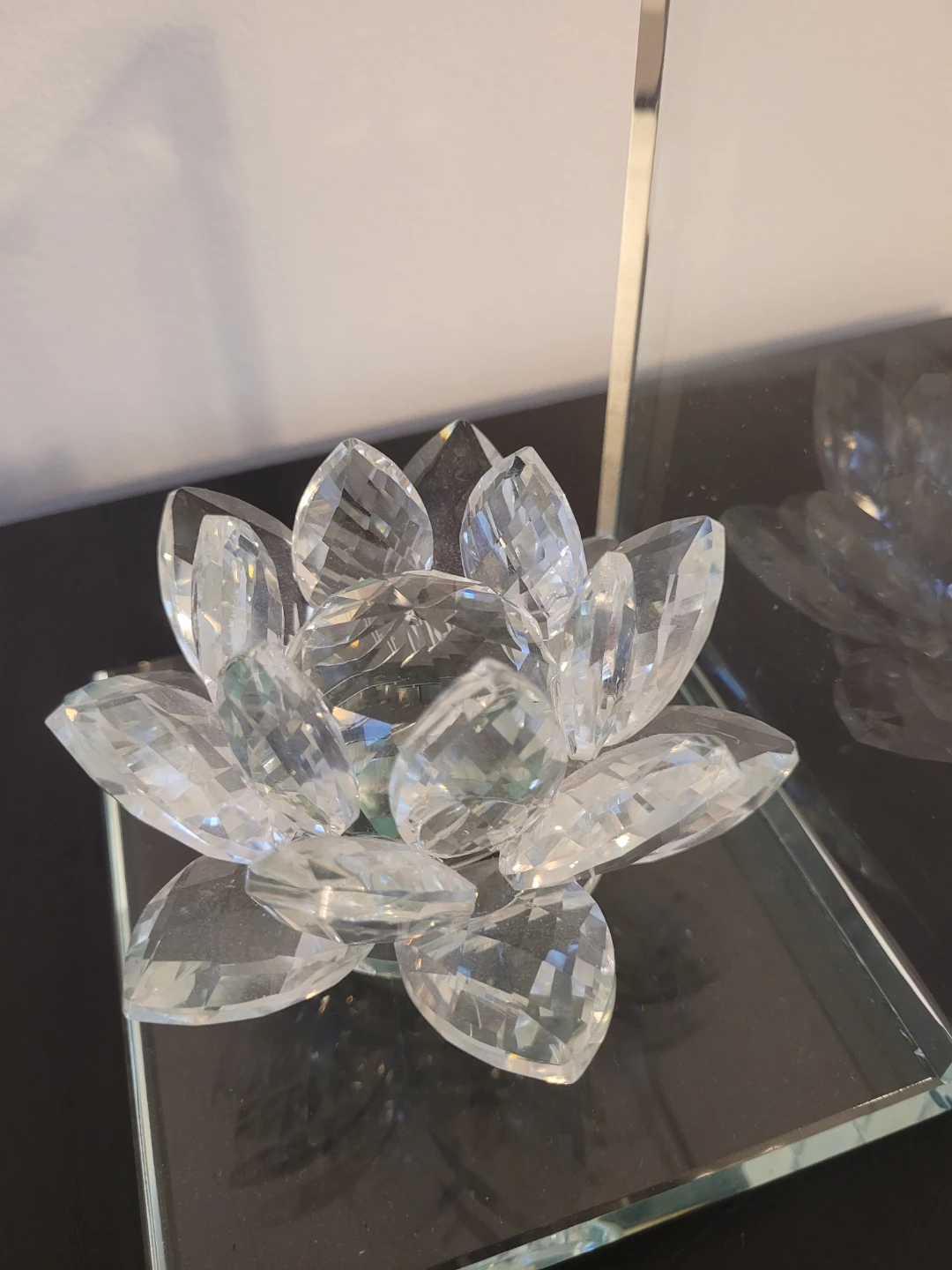Crystal Lotus Flower Candle Holder - photo 5