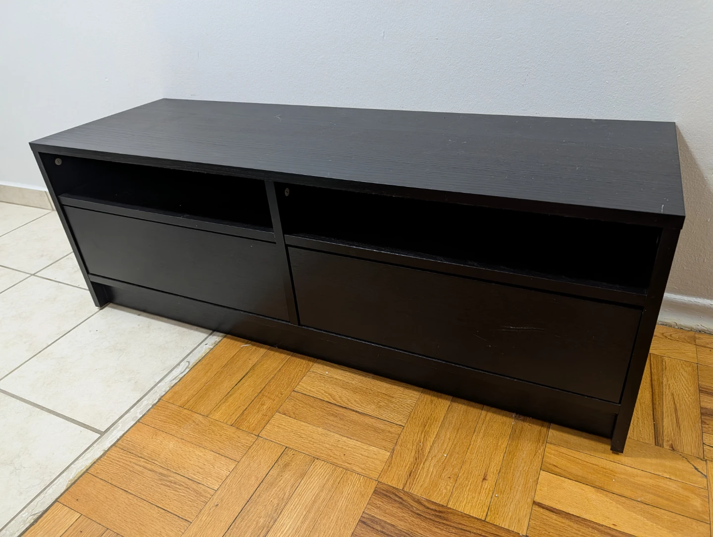 IKEA Black TV Stand