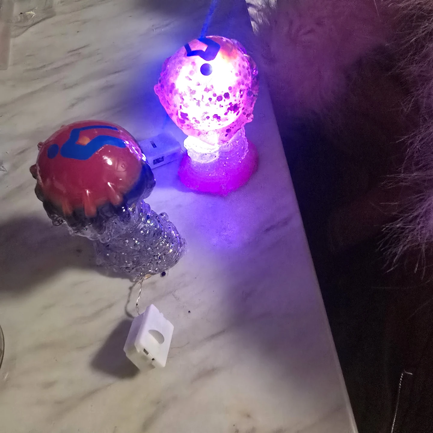 Set of Two Light-Up Jellyfish Mood Lamps