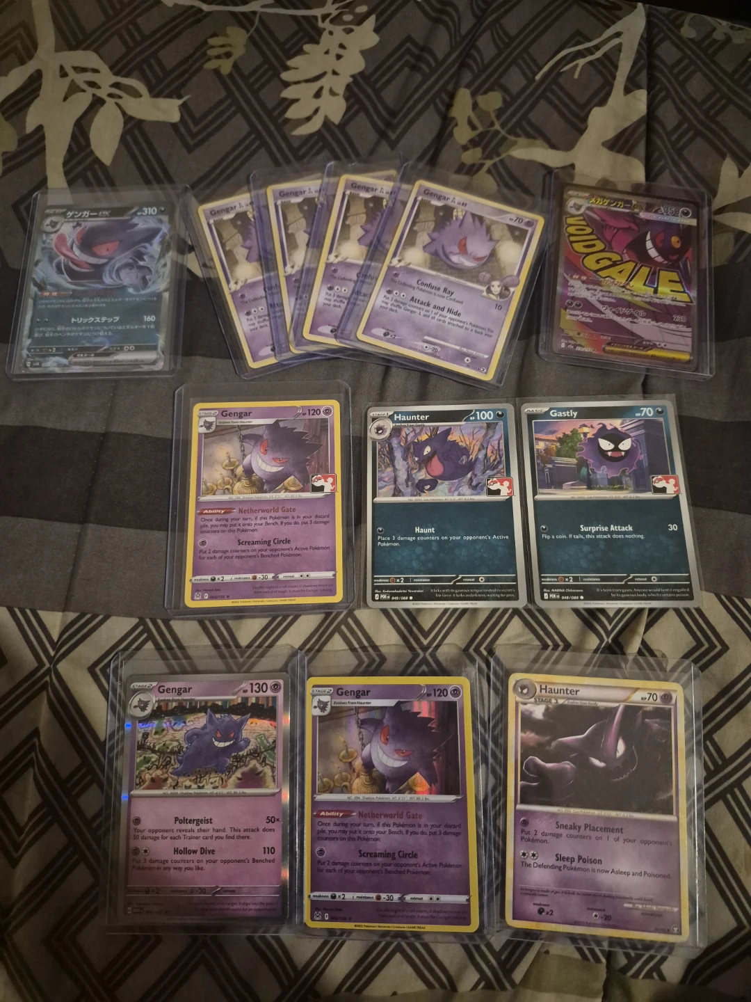 Collection of Gengar Pokémon Trading Cards - photo 5