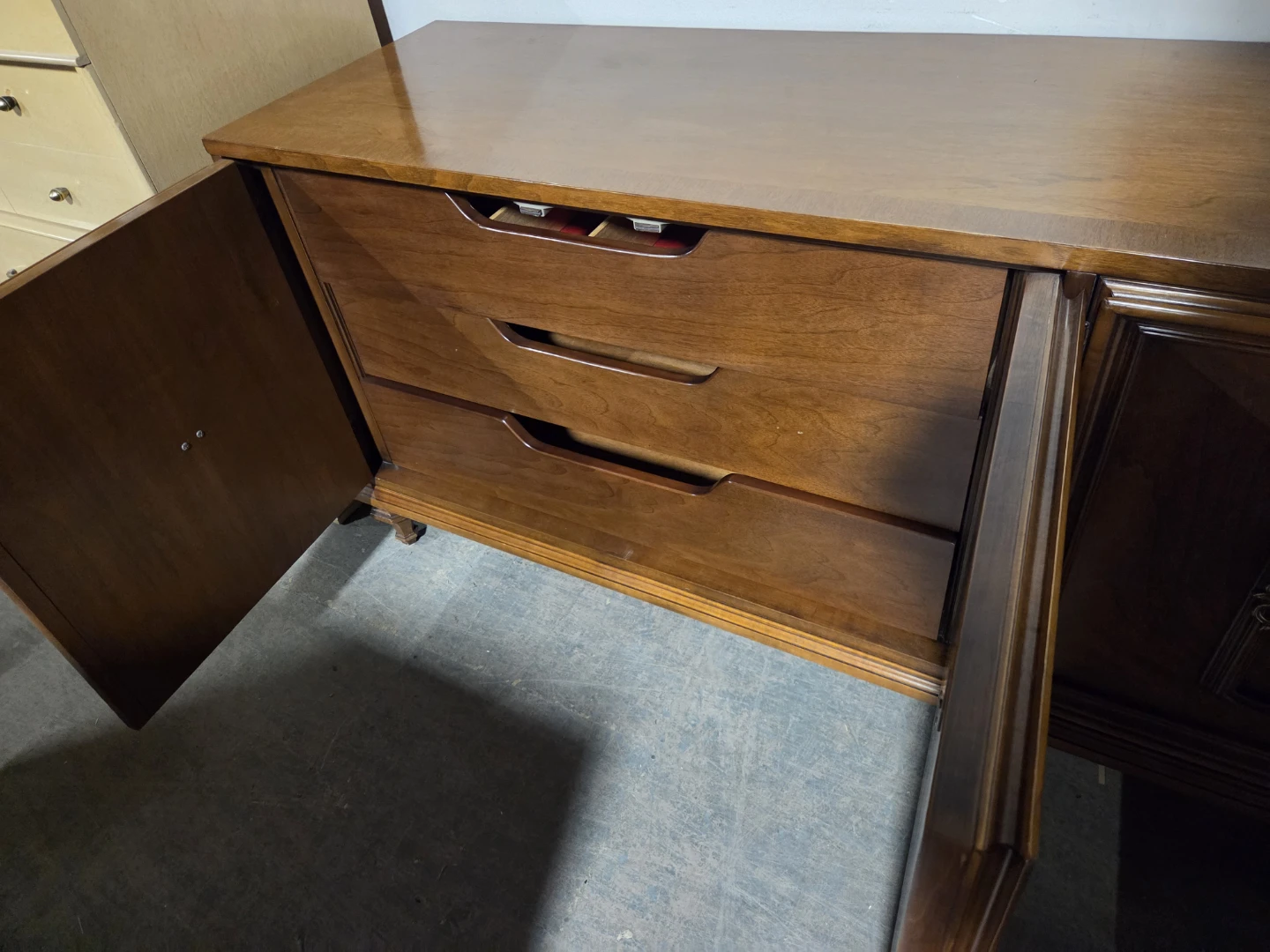 MCM Cinnamon Walnut Pepplers Sideboard/Credenza - photo 4