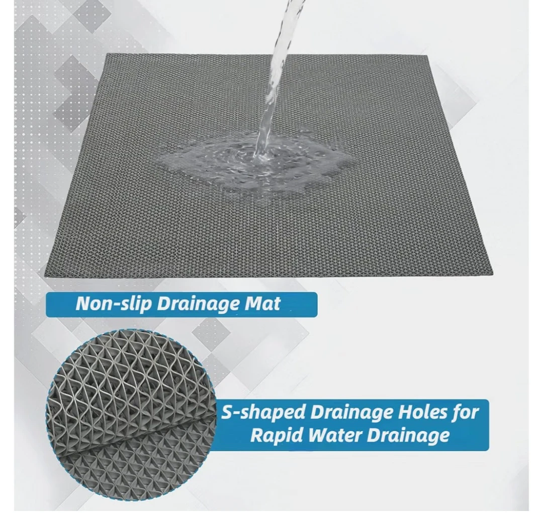 EBAKIN Non-Slip Grey Drainage Mat - photo 4