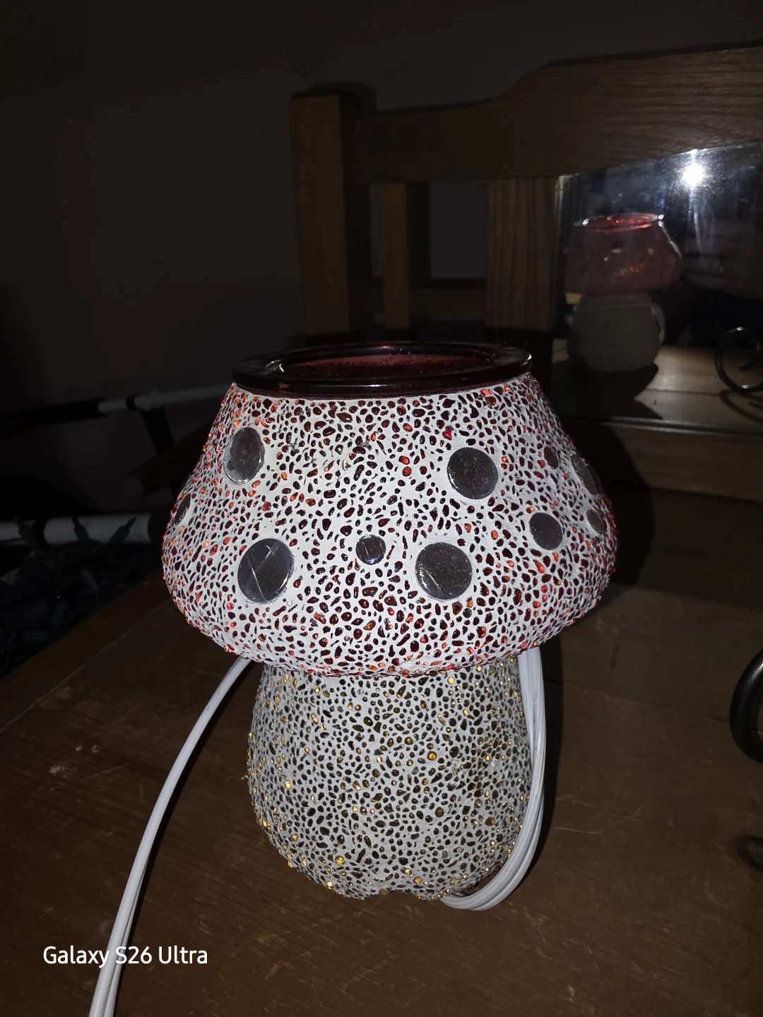 Mushroom Shape Mosaic Wax Warmer