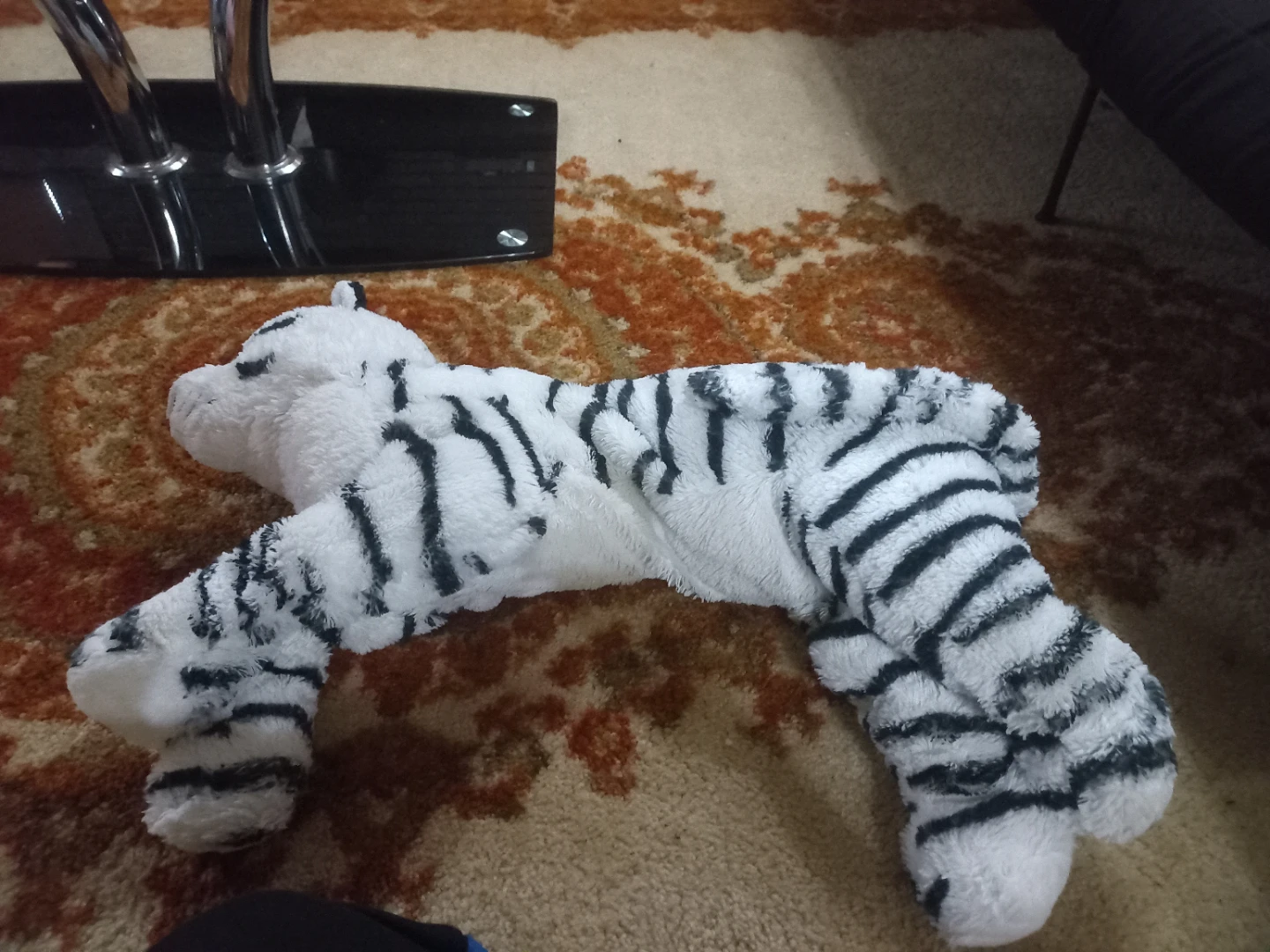 White Tiger Stuffed Animal - photo 3