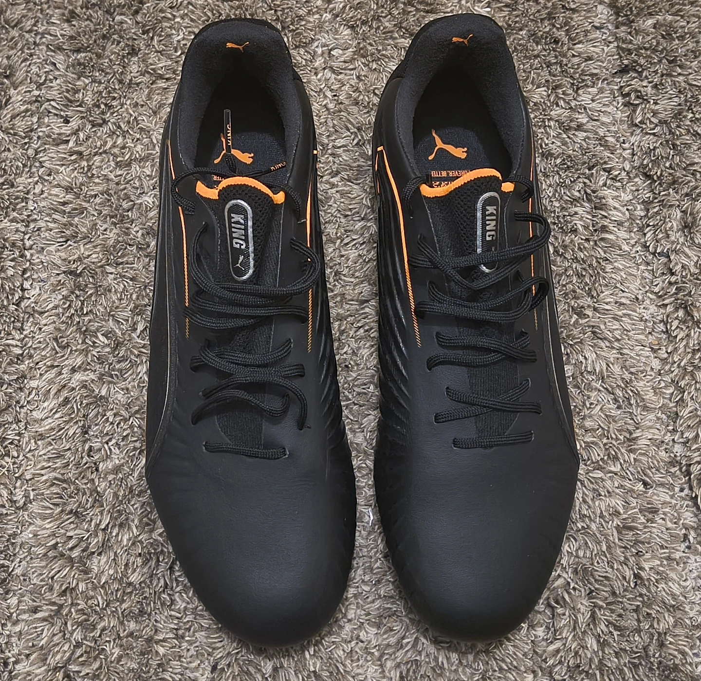 Puma King Ultimate Soccer Cleats Black/Orange - photo 4