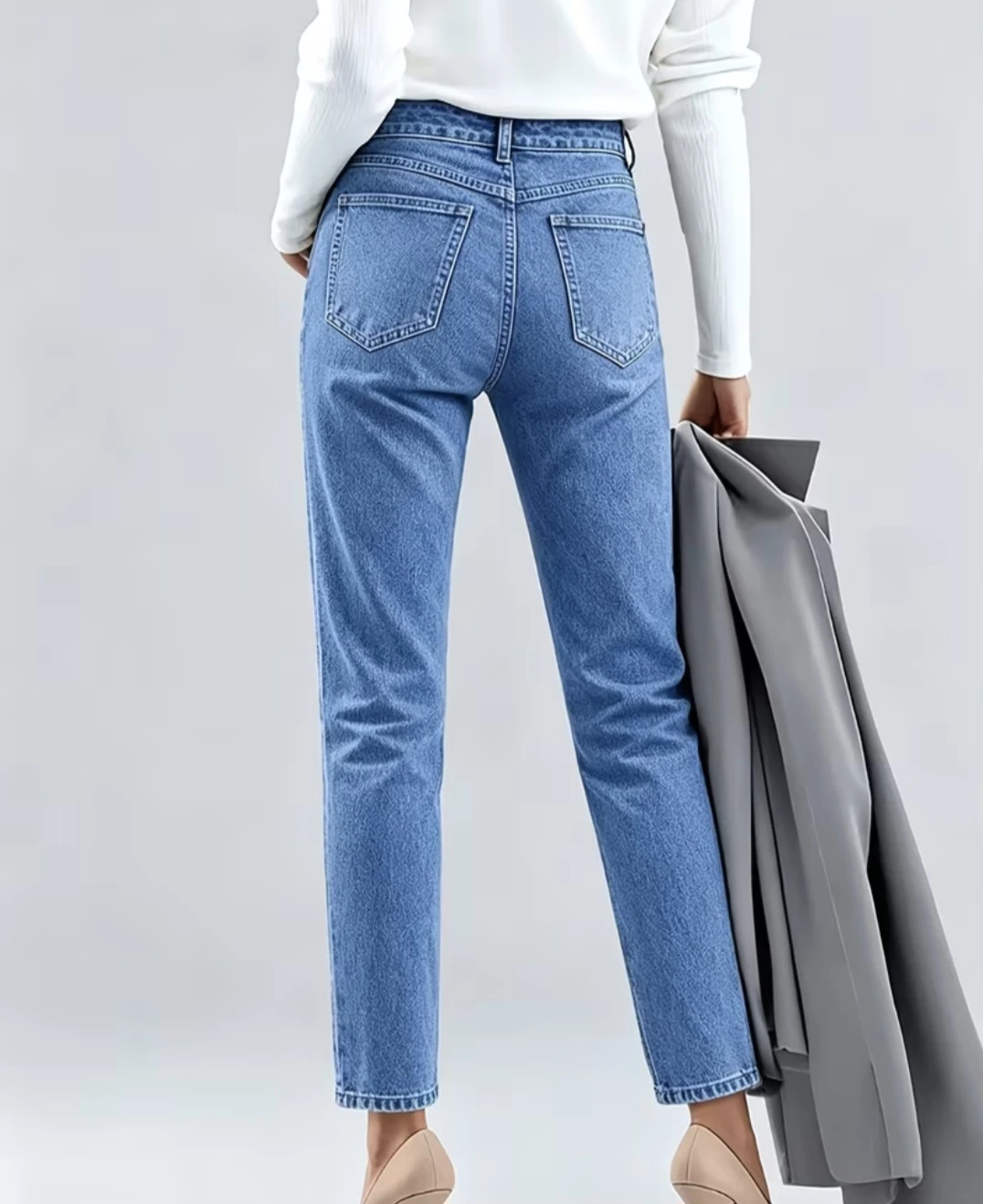 Light Blue Denim Jeans - photo 4