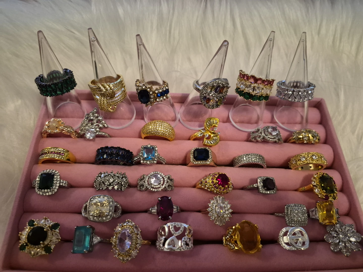 Assorted Fashion Rings and Earrings Collection - photo 4