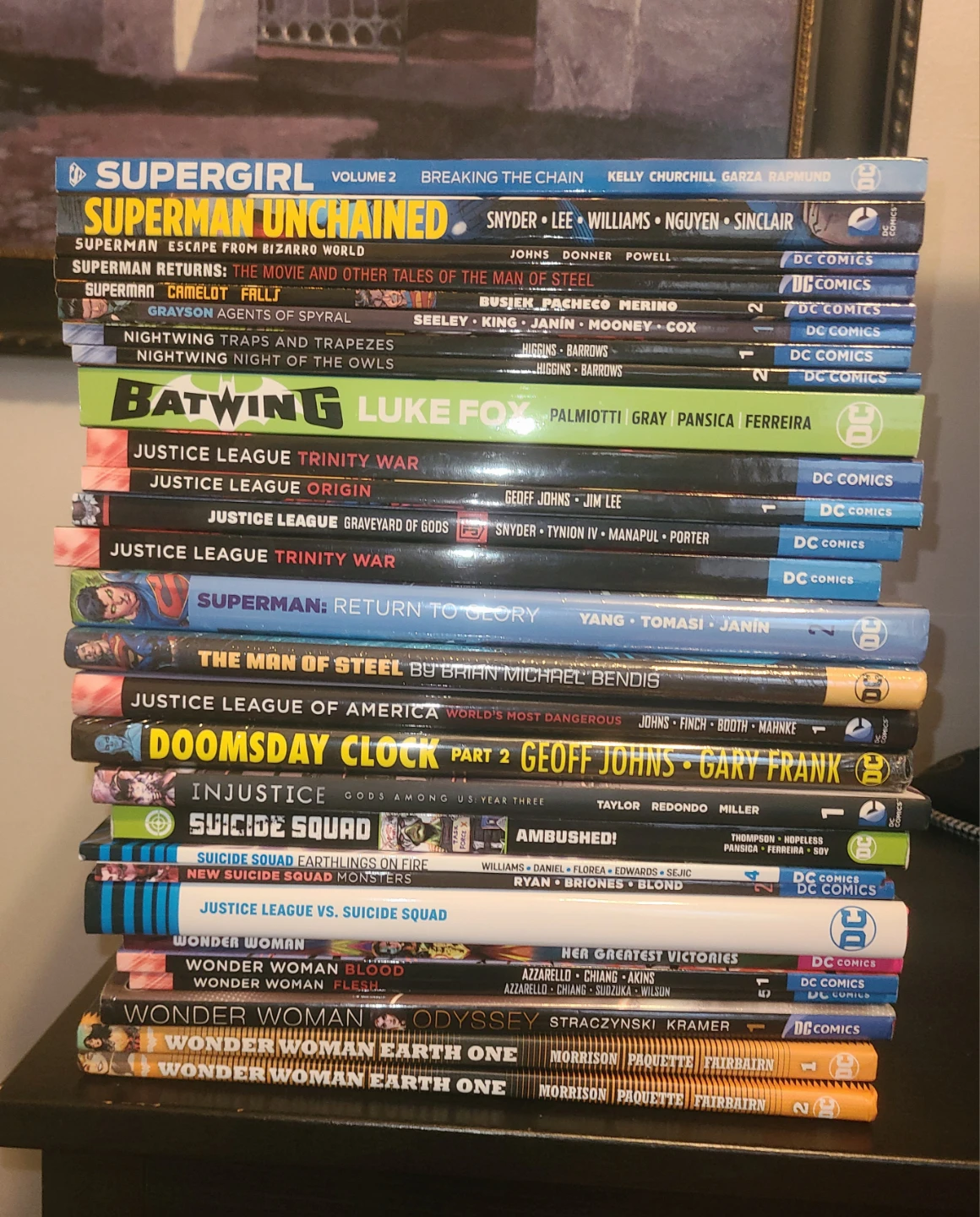 Large Collection of DC, Marvel, and Various Graphic Novels