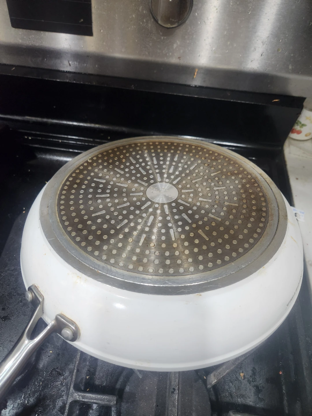 Lagostina White Ceramic Frying Pan
