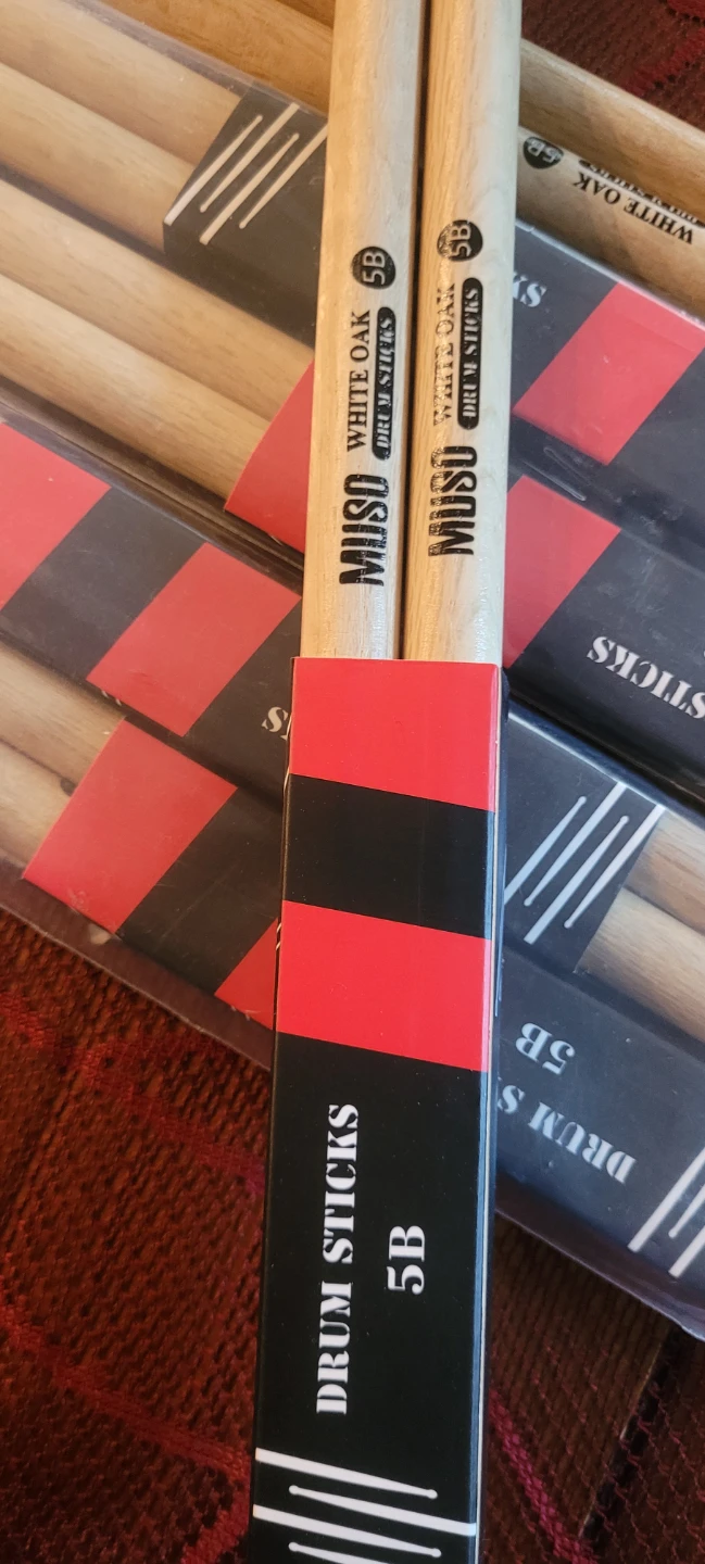 Muso 5B White Oak Drum Sticks - photo 2