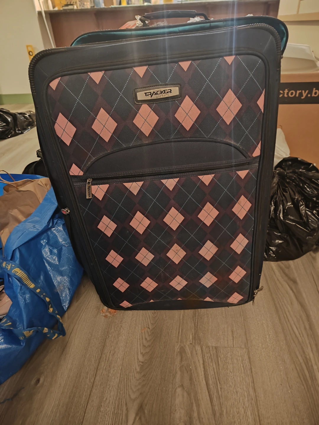 Large + Medium Nesting Rolling Suitcases