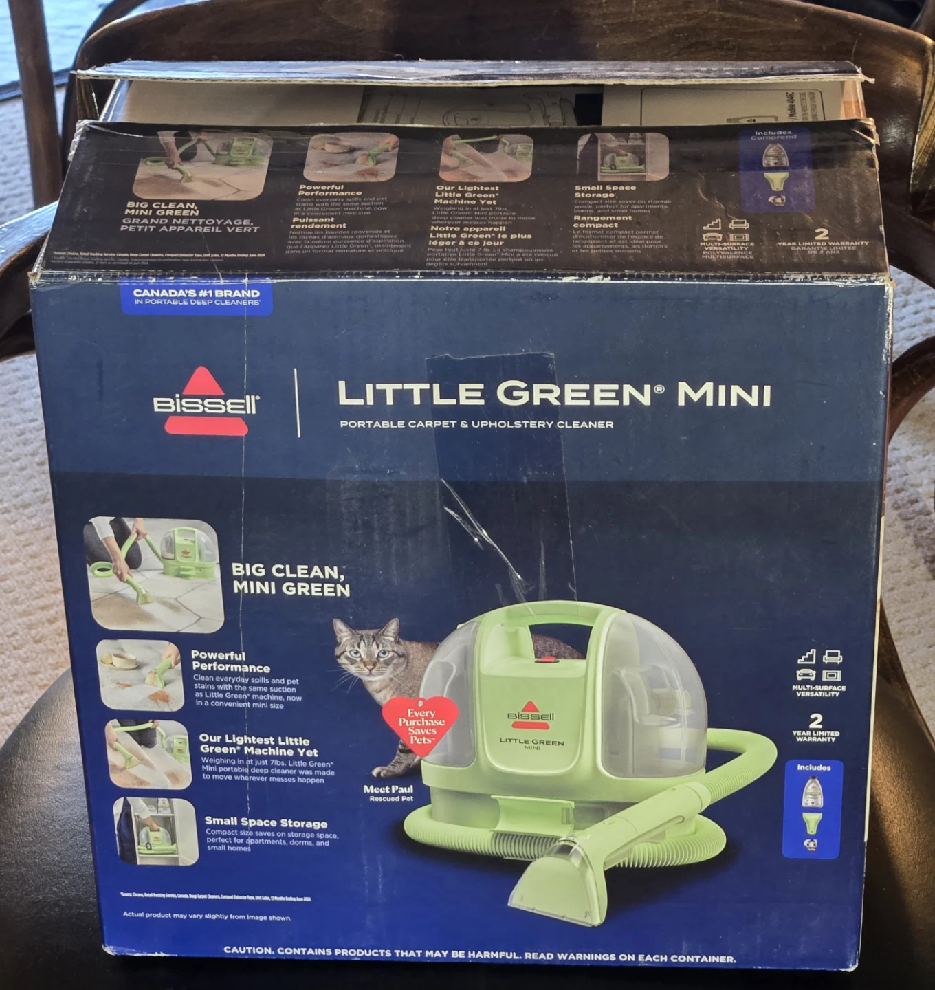 BISSELL Little Green Mini Portable Cleaner.BNIB.