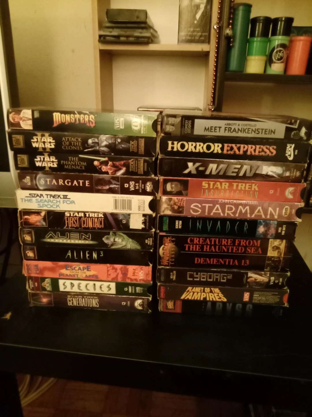$5 Sci-Fi and Horror VHS Tapes