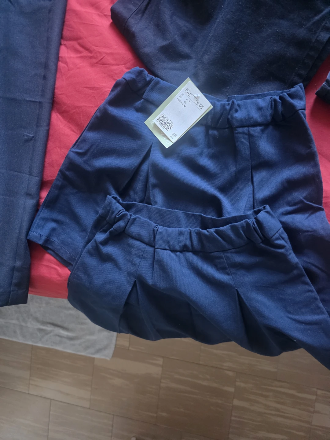 Children's Navy Dress Pants and Skirt Set - photo 5