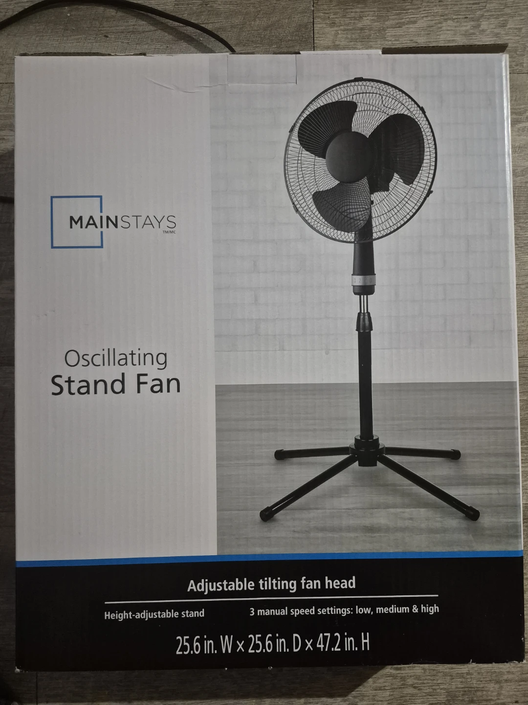 Mainstays Oscillating Stand Fan