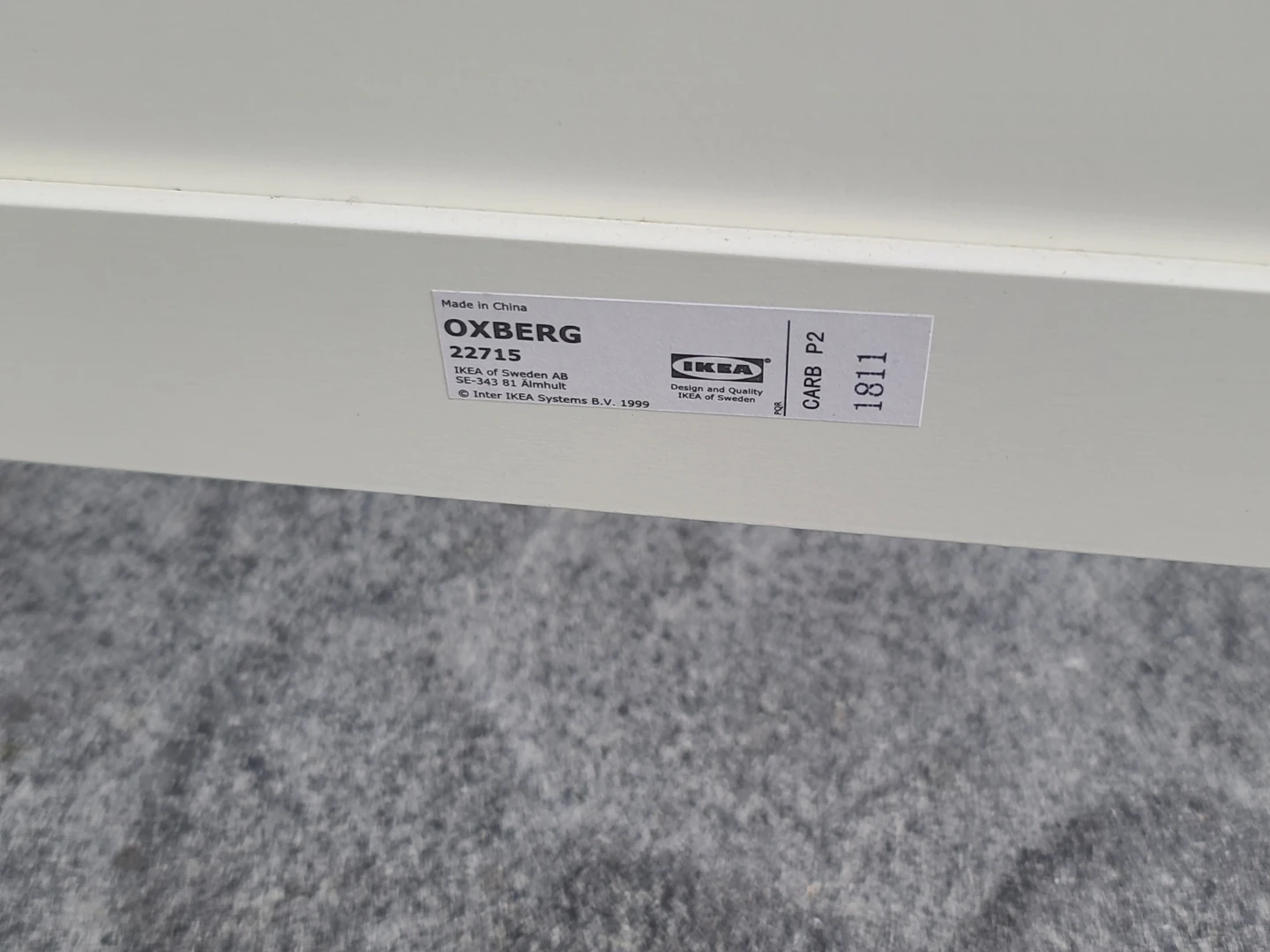 IKEA OXBERG White Cabinet - photo 5