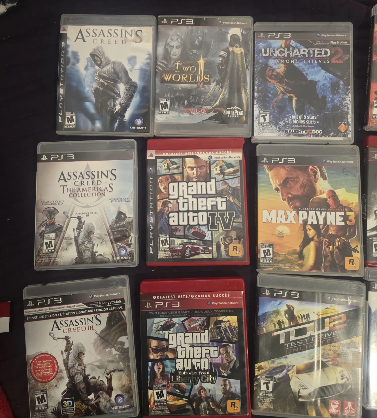 Assorted PlayStation 3 Games