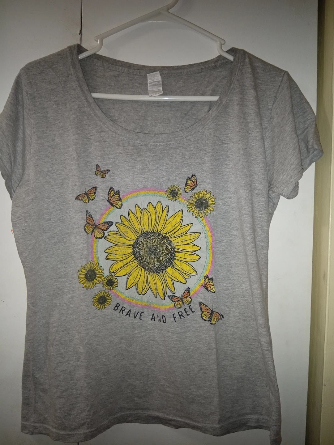 Brave and Free Sunflower T-Shirt