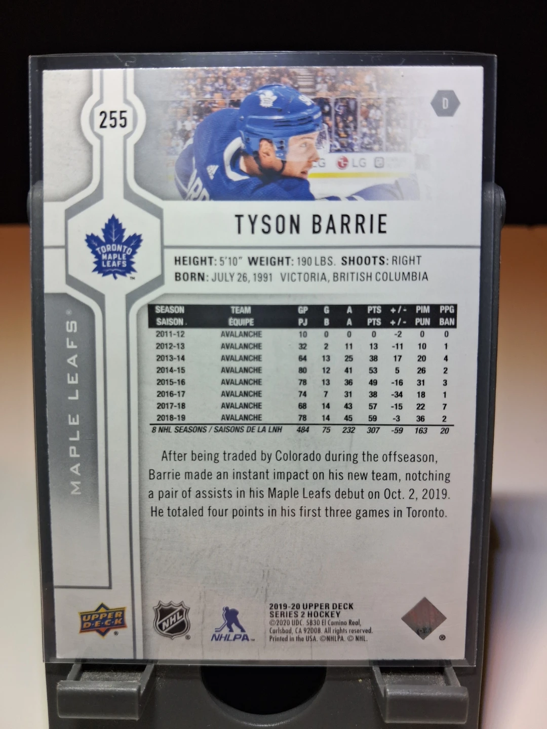 Tie Domi and Tyson Barrie Toronto Maple Leafs Lot - photo 5