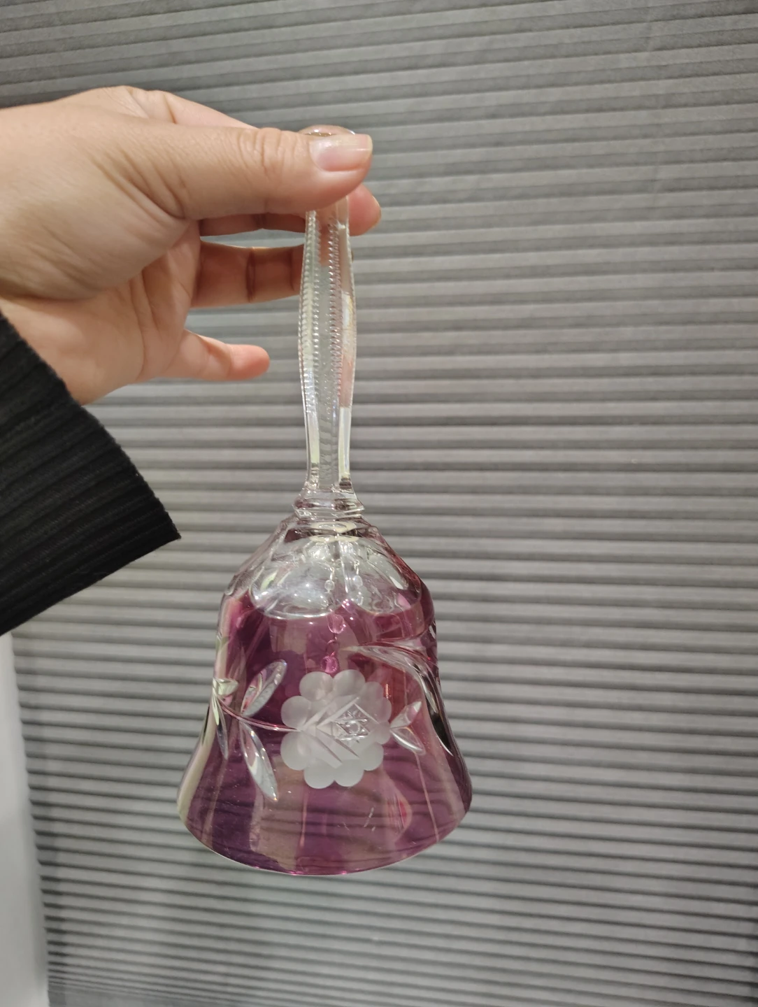 Vintage German crystal  Decorative Bell - photo 5