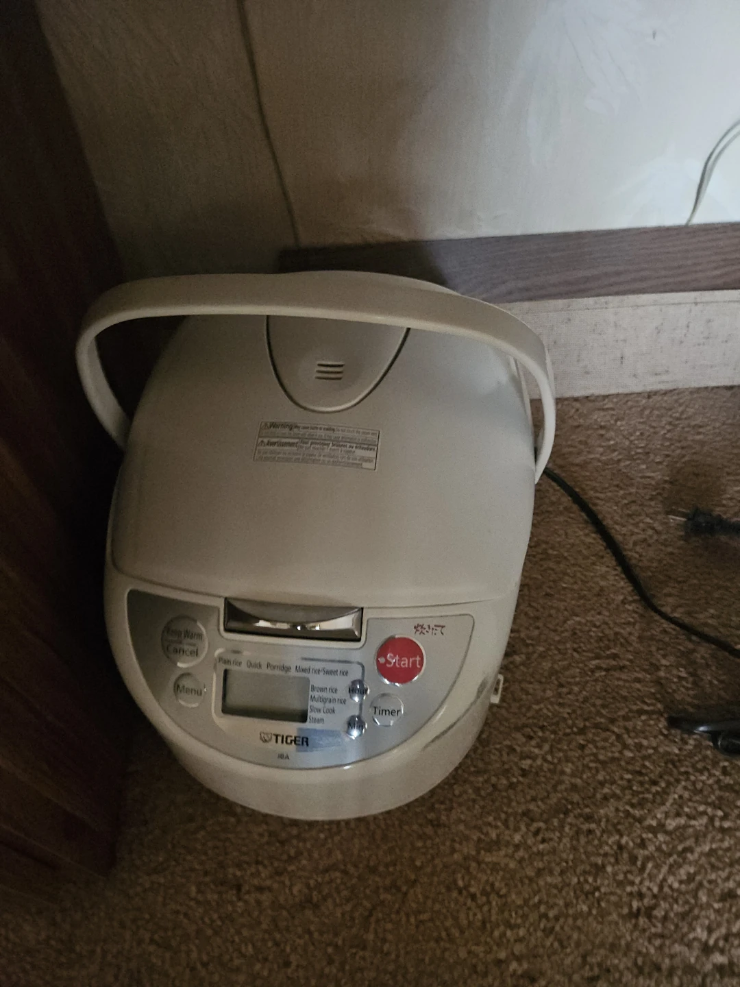 Tiger Rice Cooker JBA