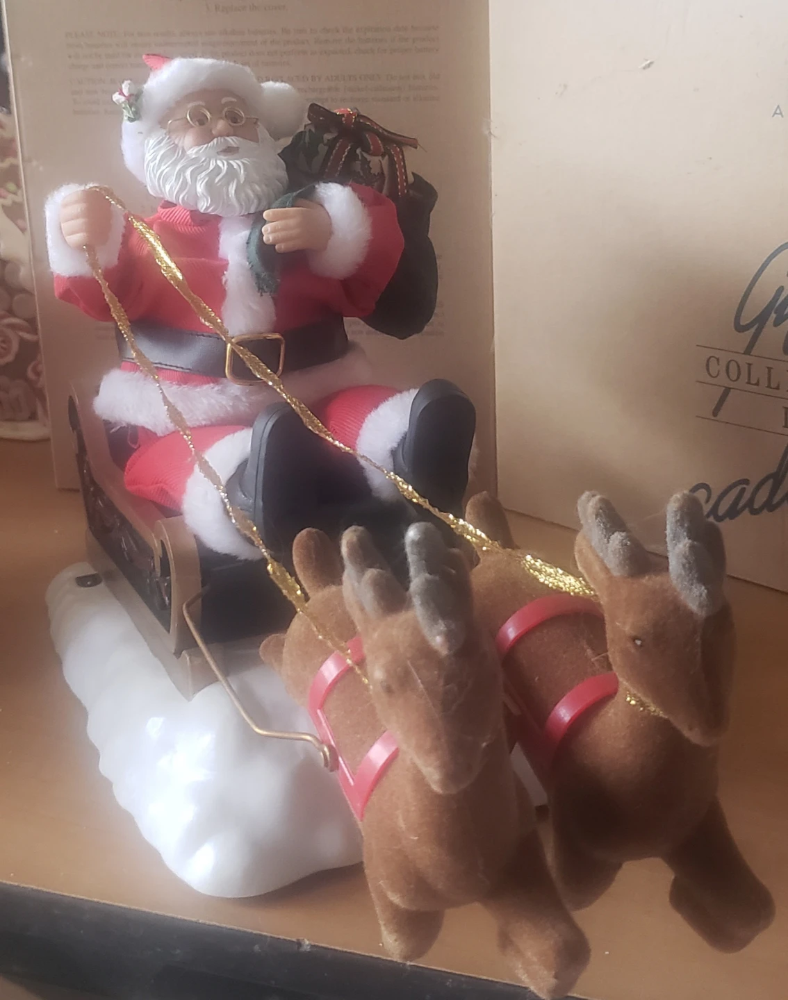 Gemmy Animated Santa in Sleigh - photo 2