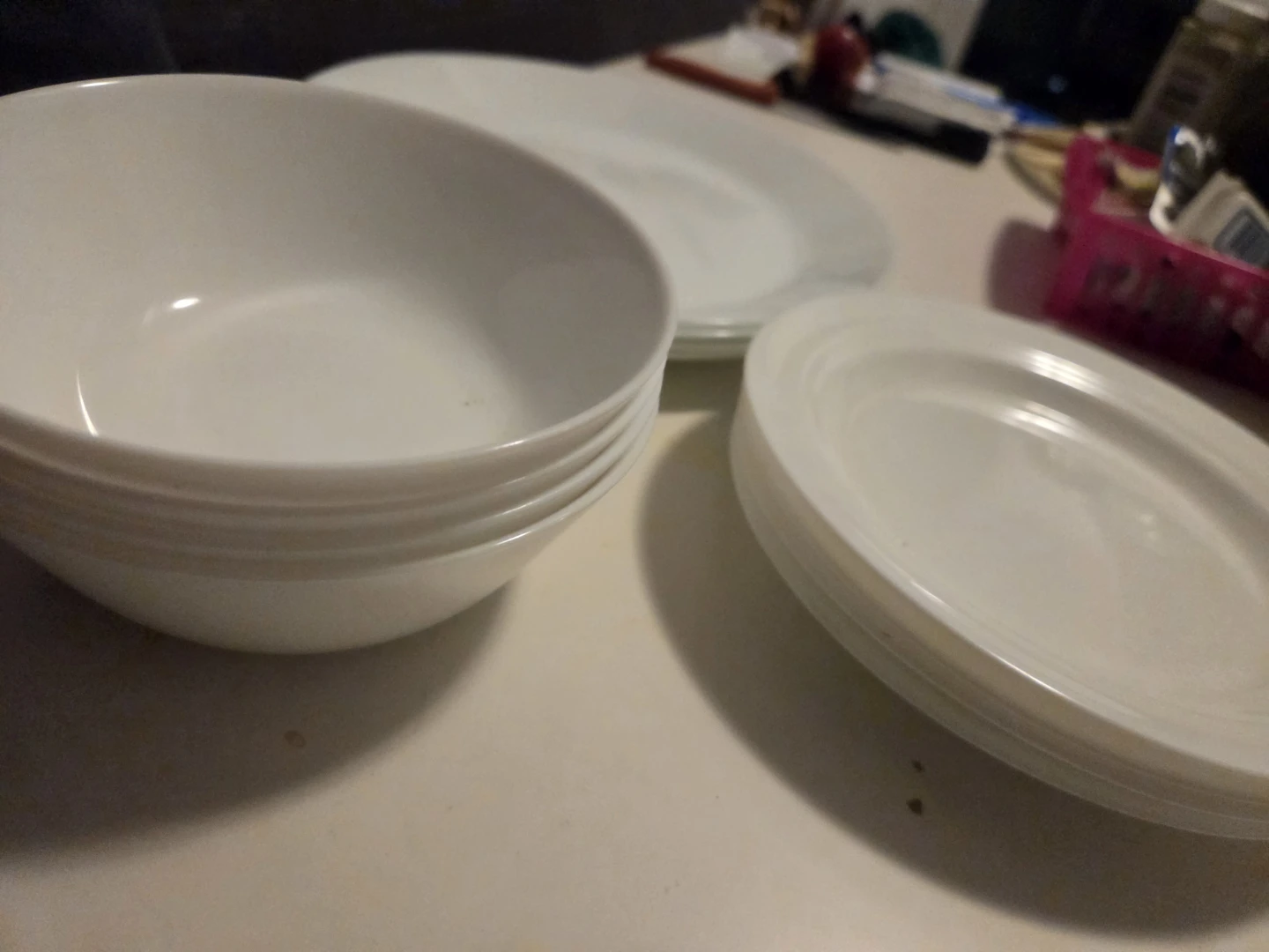 Set of White Plates and Bowls - photo 5