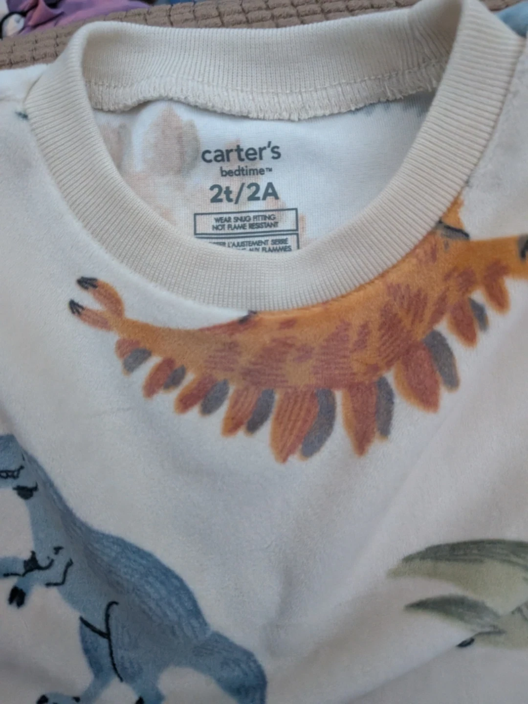 Carter's Dinosaur Print Pajama Top Size 2T - photo 3