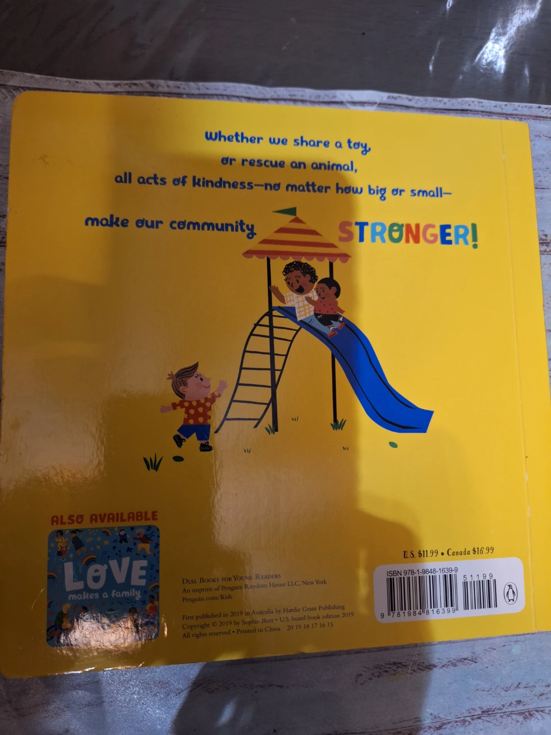 Kindness Makes Us Strong Board Book by Sophie Beer - photo 2