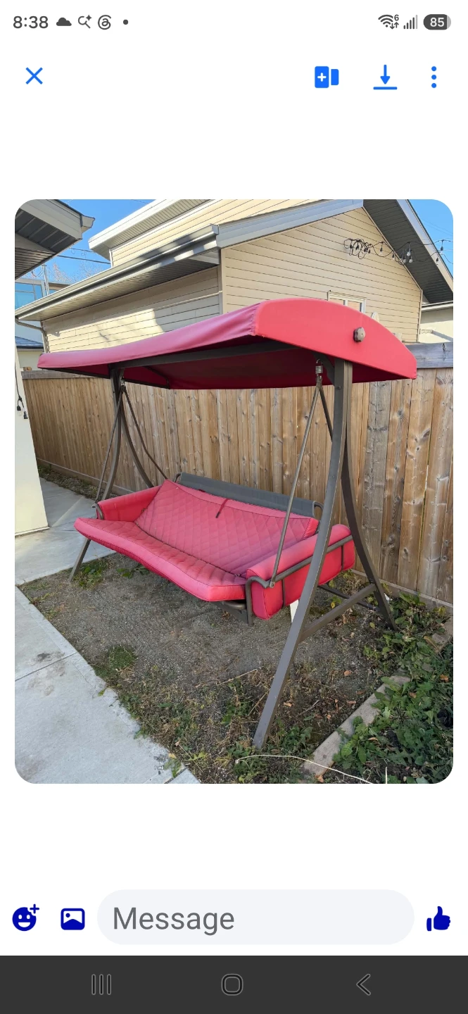 Yard swing