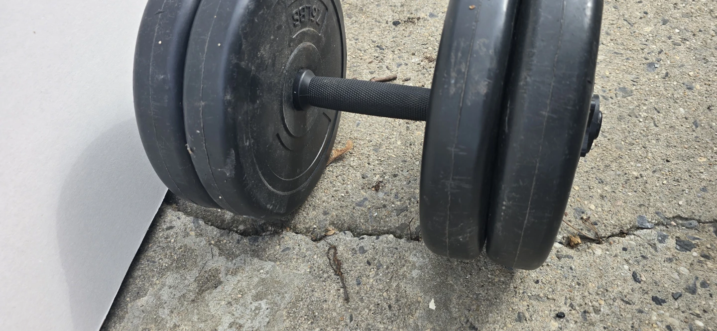 Adjustable Black Dumbbell