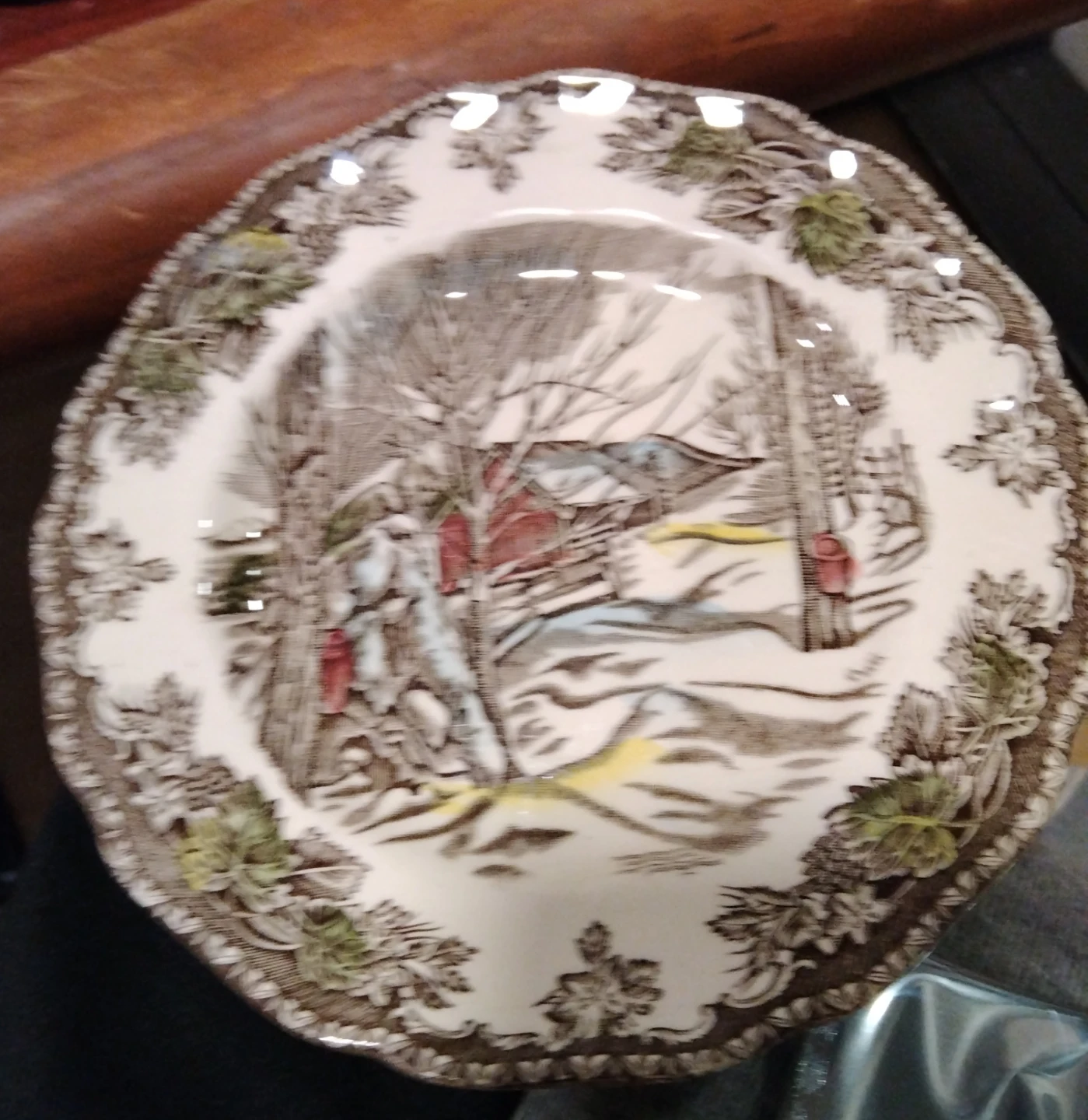 Johnson Bros The Friendly Village Sugar Maples Plates