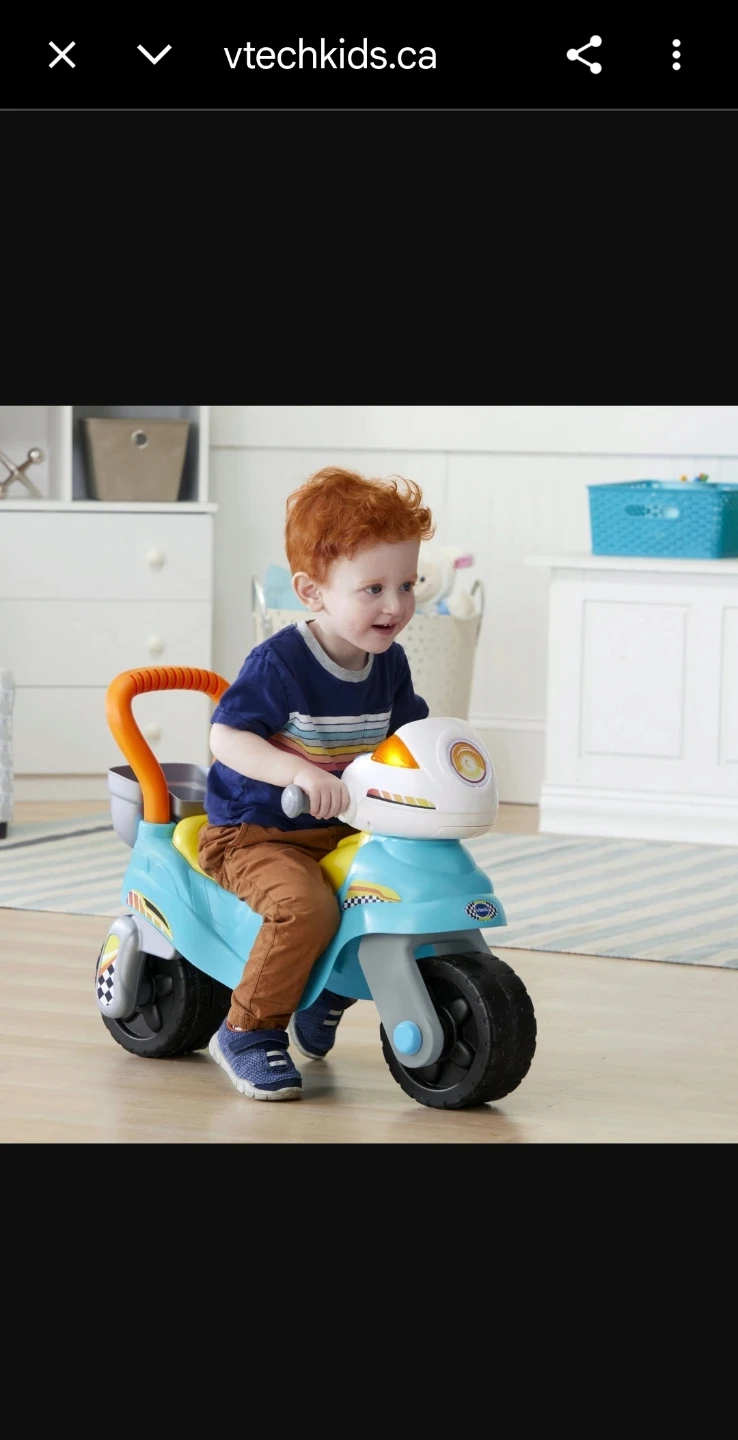 VTech 3-in-1 Step & Roll Motorbike - photo 2