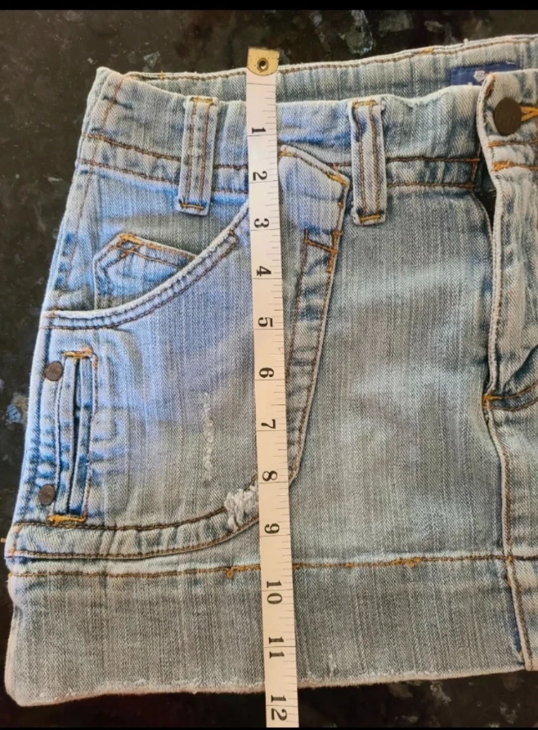 Rocawear light wash denim mini skirt - photo 4
