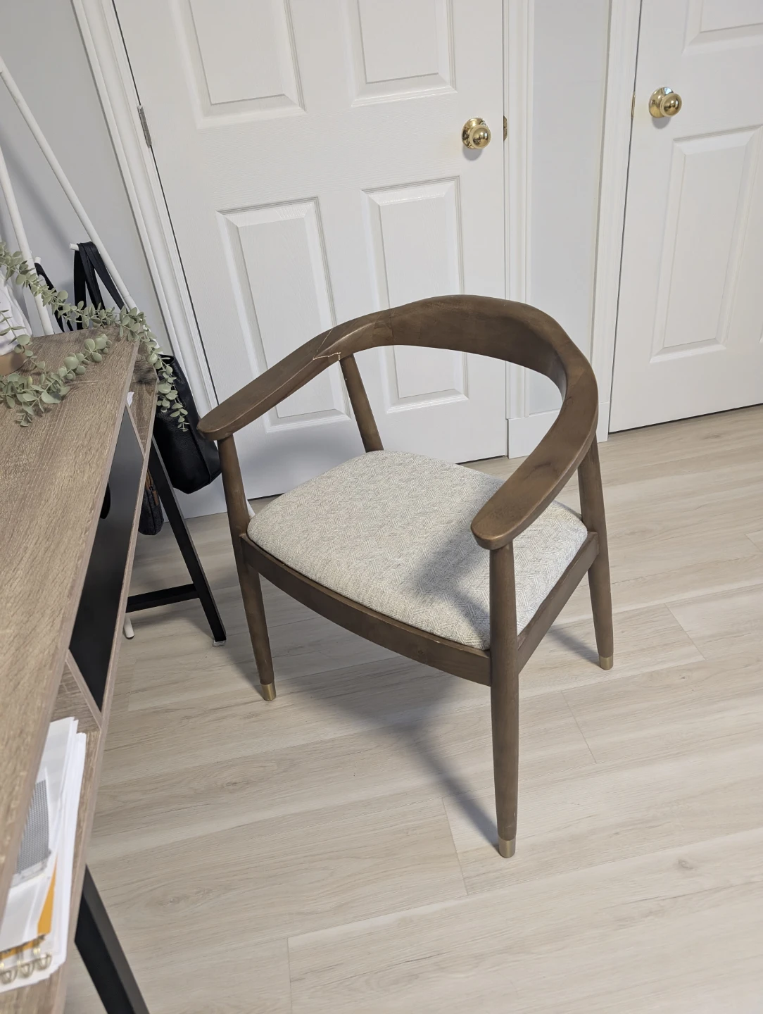 Mid-Century Modern Style Wooden Chair & desk - photo 3